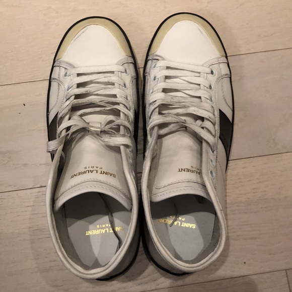 Saint Laurent distressed sneakers - Picture 2 of 7